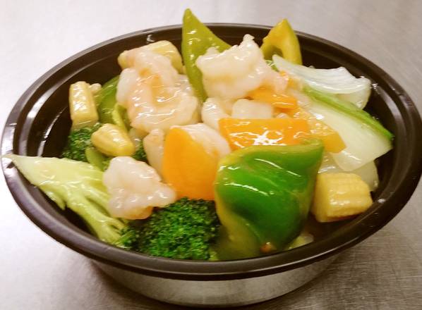 Shrimp with Mix Vegetable 虾仁炒杂菜